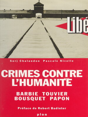 cover image of Crimes contre l'Humanité